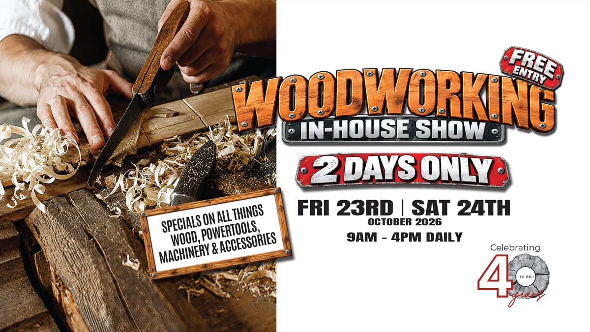 Beyond Tools 40th Anniversary Woodworking Show 2026