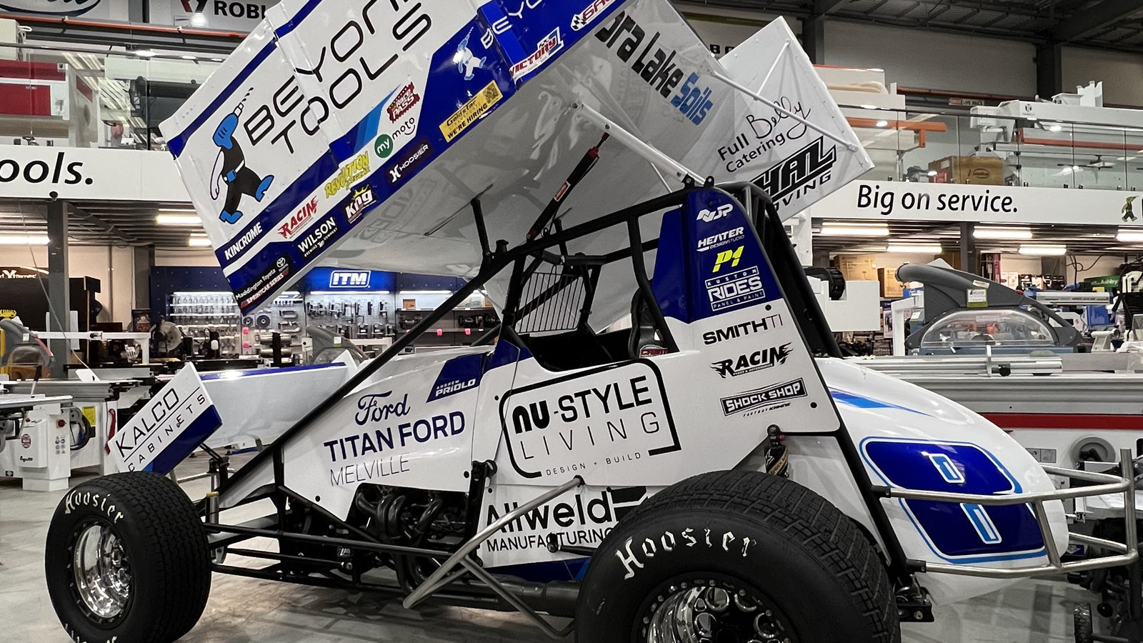AP Motorsport 410 Sprintcar on Display at Beyond Tools for a Limited Time