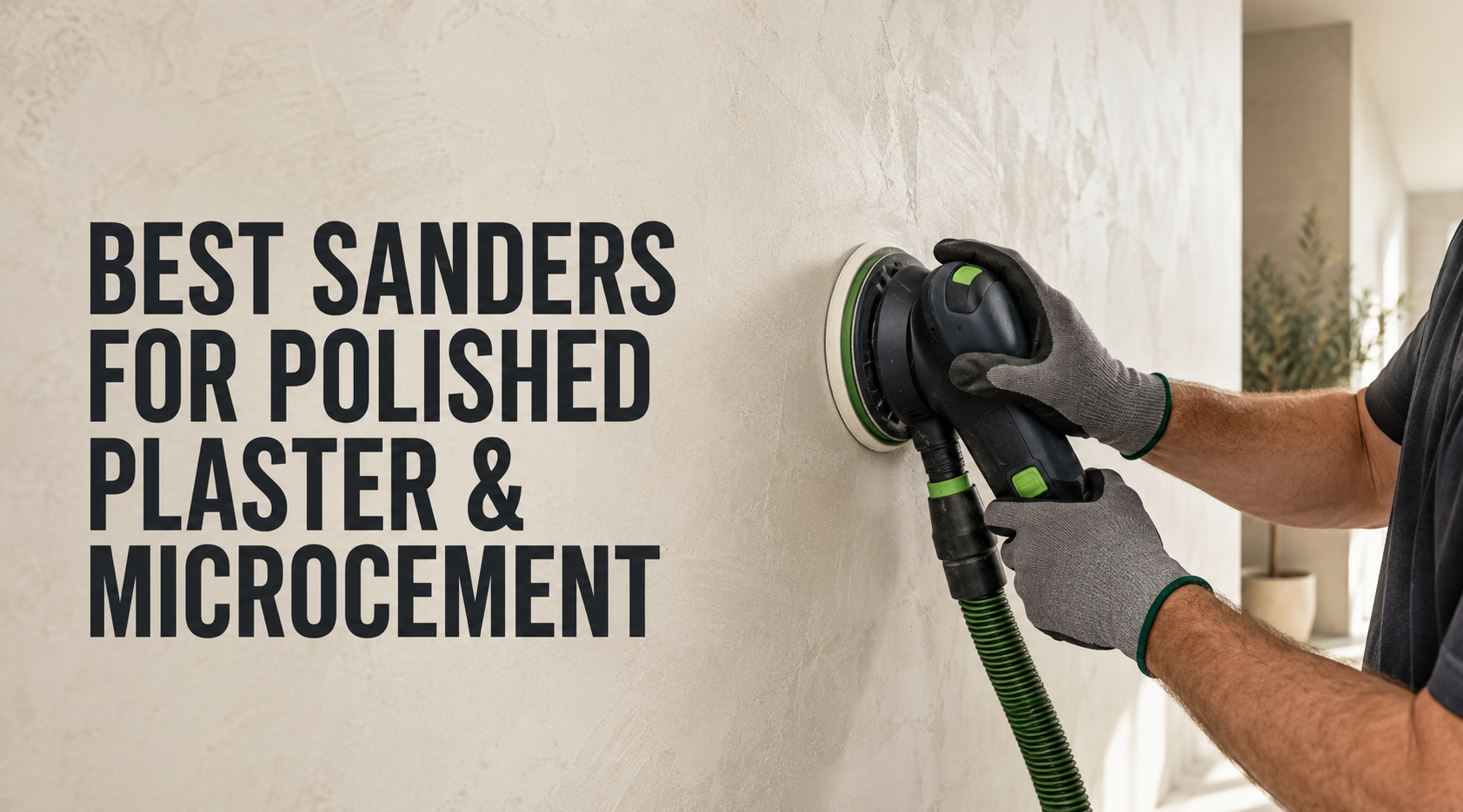Best Festool Sanders for Polished Plaster, Microcement and Textured Finishes