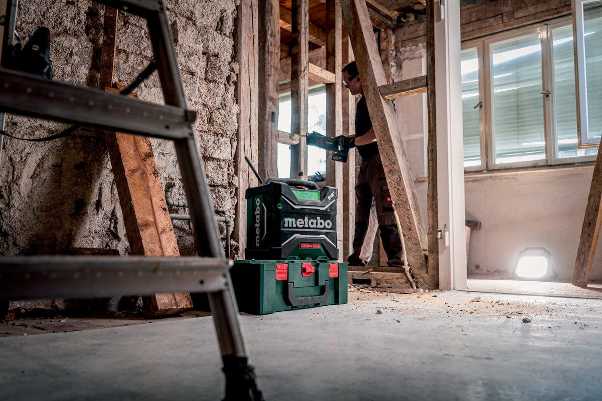 12V-18V 32W Cordless Worksite Digital Radio R12-18 DAB+ BT (600779190) by Metabo