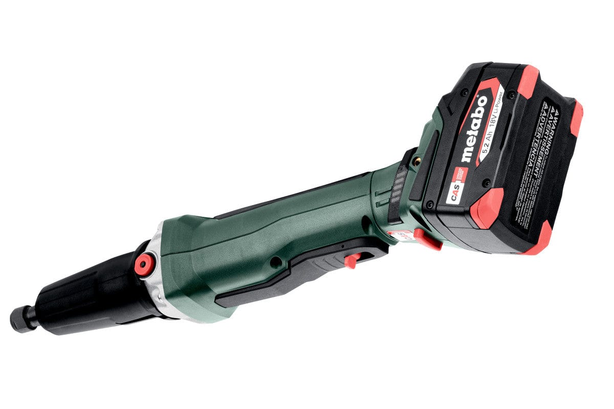 18V Brushless Die Grinder with Variable Speed (8000-28000rpm), Spindle Lock, Paddle Switch & Brake - 600827850 by Metabo