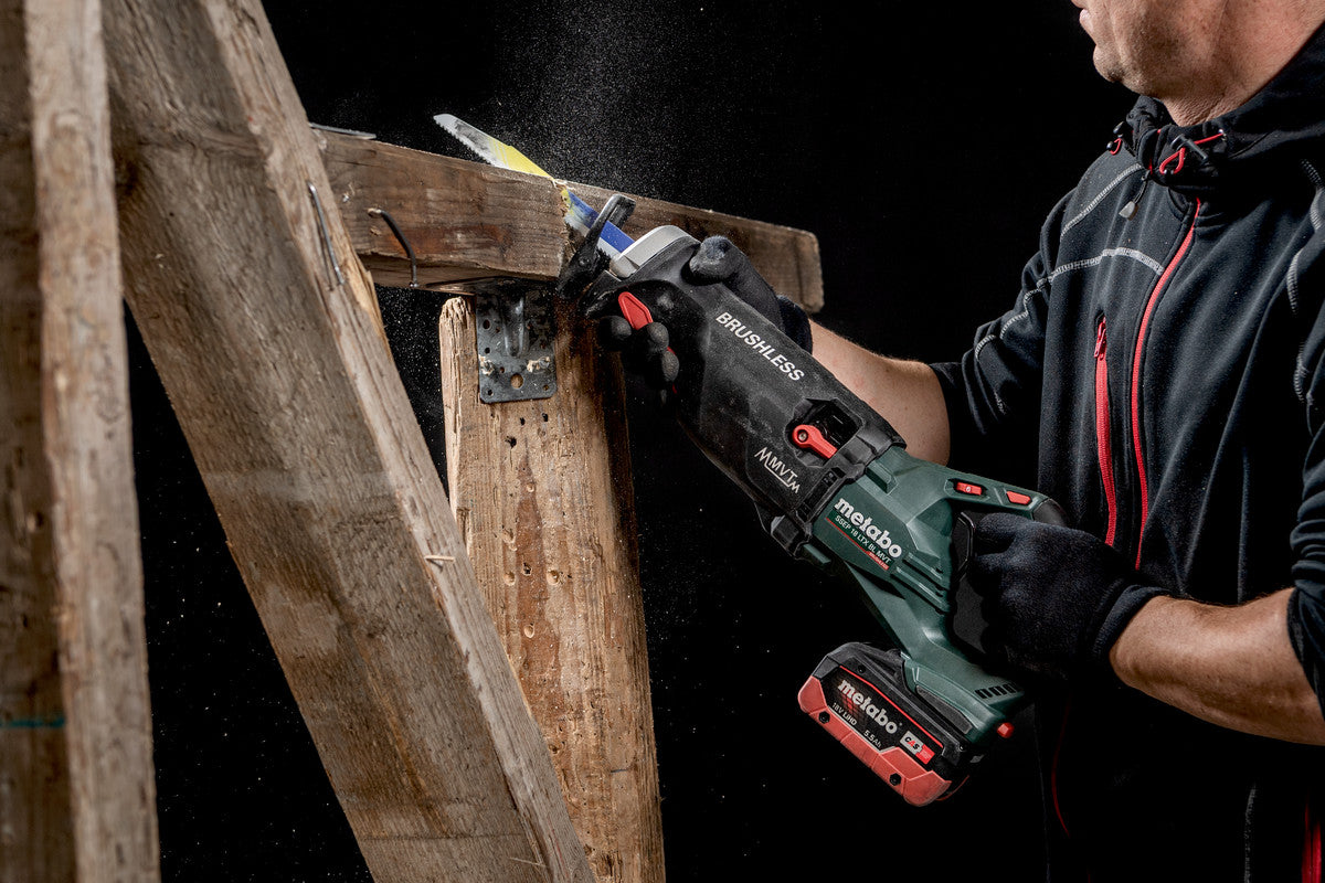 Metabo 18V Cordless Reciprocating Saw Bare (Tool Only) SSEP 18 LTX BL MVT (602258850)
