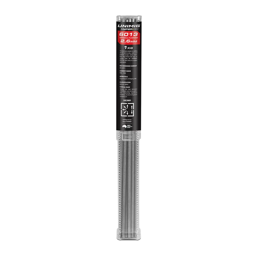 Unimig Hyperarc 6013 General Purpose Electrodes 2.6Mm 1Kg U63001