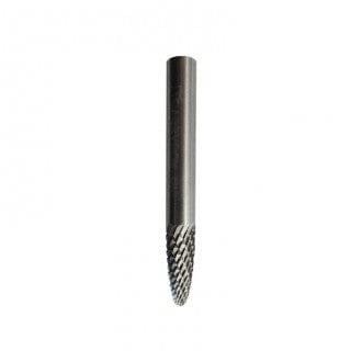 Carbide Burr (Ball Nosed Tree),1/4" Shank, Double Cut by Garryson