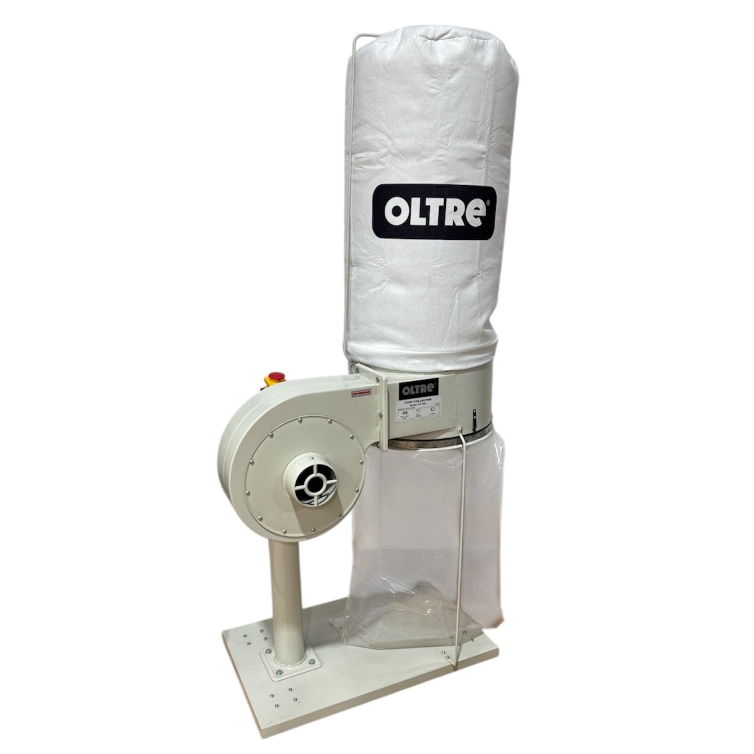 Oltre Dust Collector 240V 1HP 1 x Filter Element (1 Top + 1 Bottom Bag) 500CFM OT-DC-750