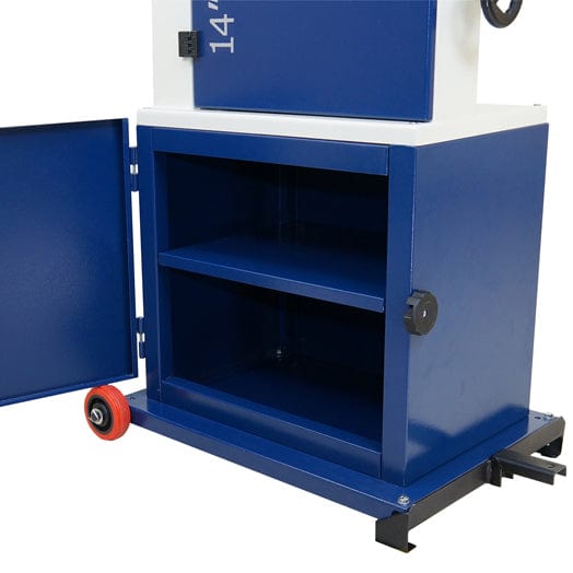 Rikon 350mm (14″) Deluxe Bandsaw with 2820mm x 4-19mm Blade with Storage Cabinet 1.5HP 240V 10-326