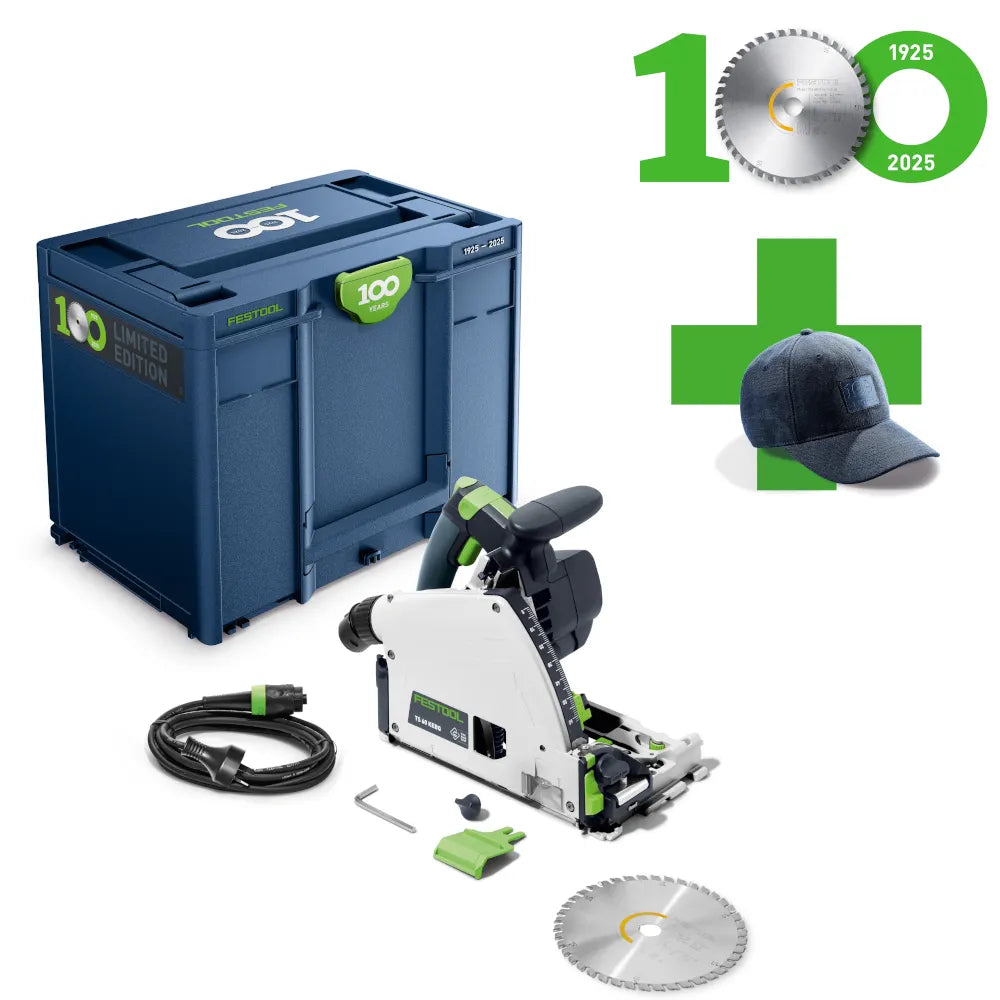 Festool *100 Year Limited Edition* TS 60K 168mm Plunge Cut Saw in Systainer 576723-100YR