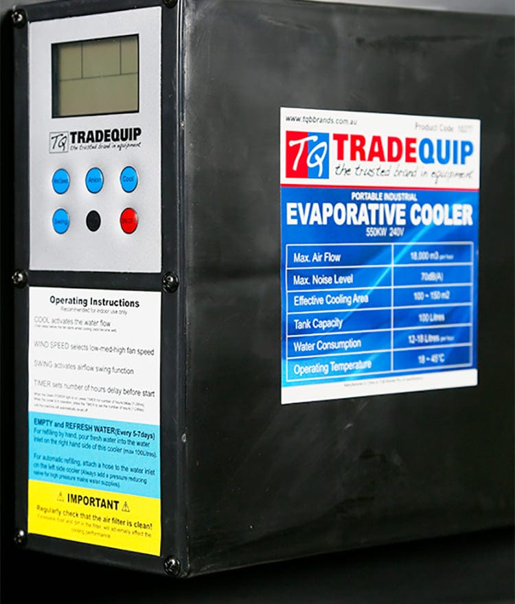 TradeQuip 550W Evaporative Cooler 1027T