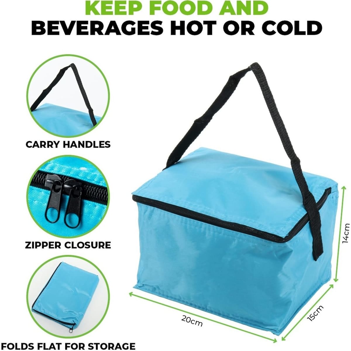 Home Master Insulated Cooler Bag 200 x 150 x 130mm 186297
