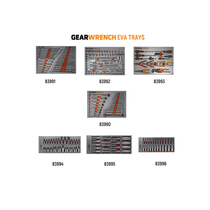 GEARWRENCH 234Pce Combination Game Changer Tool Kit + Molten ORANGE Tool Chest & Trolley 11111
