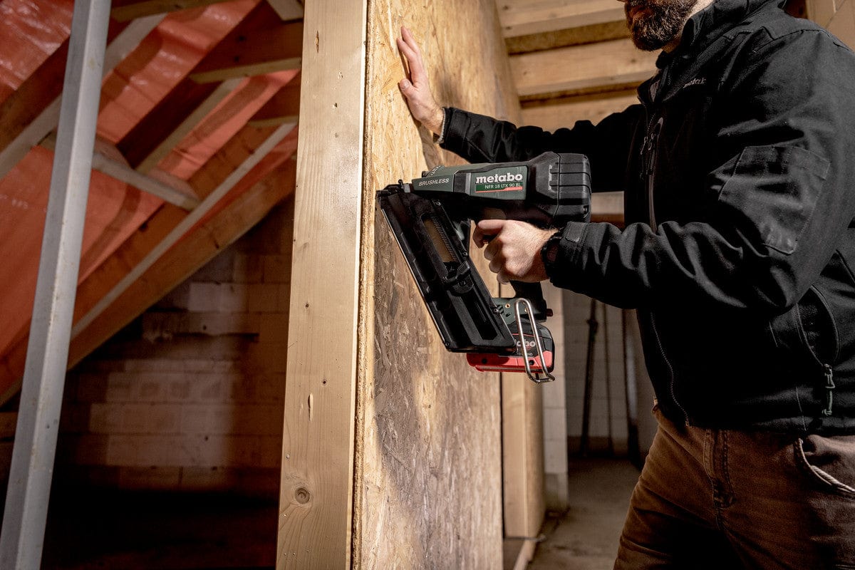Nail Gun 18V Bare 90mm NFR18LTX 90 BL - 612090840 by Metabo