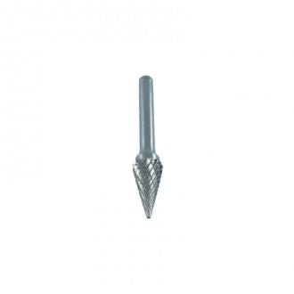 Carbide Burrs (Cone), 1/4" Shank, Double Cut by Josco