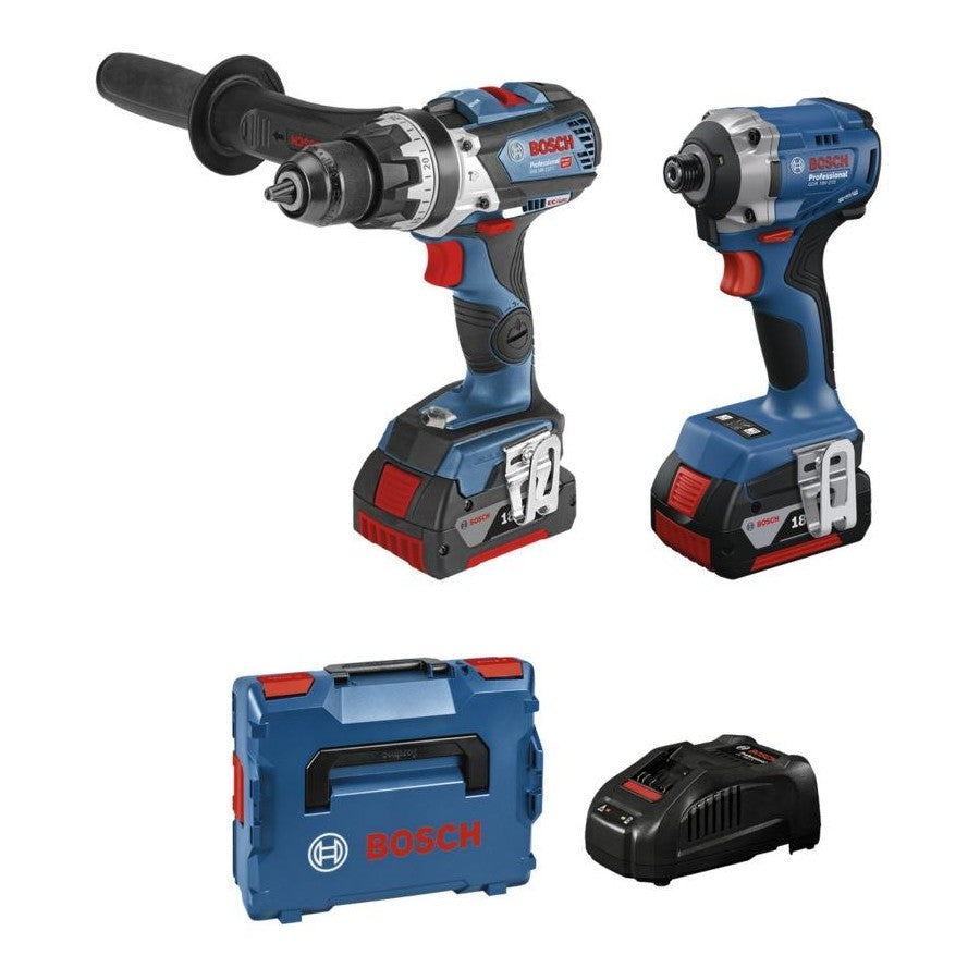Bosch 18V Professional 2 Piece 2x5.0Ah Combo Kit 0615A5008M