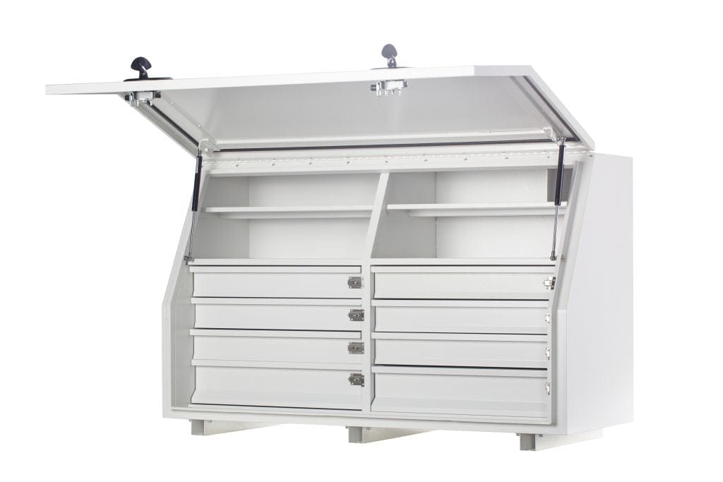 KA BOXES 1360 Series 8 Drawer 4 Shelf Ute Box KA1360D8