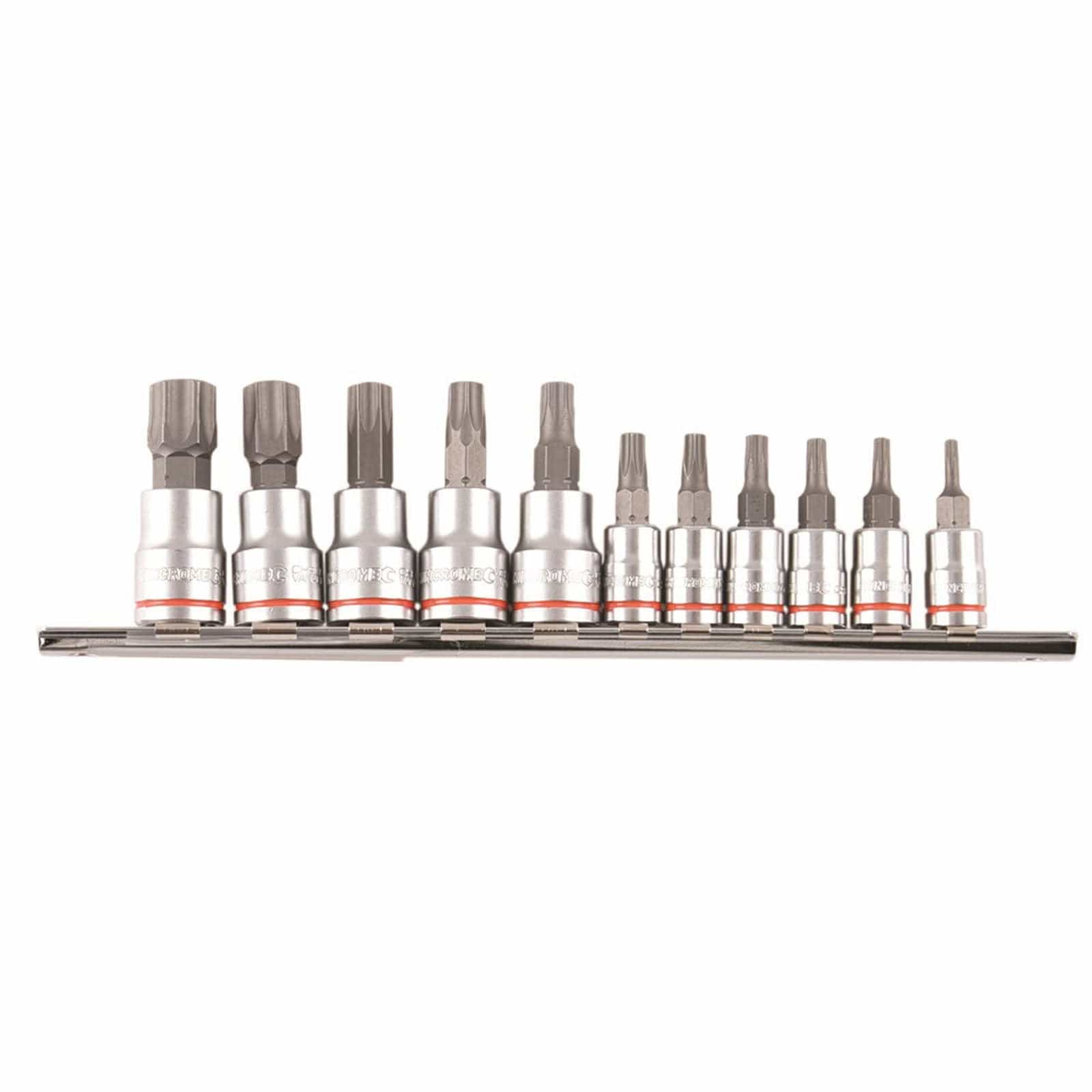 Tamperproof TORX Socket Set Short Series 11 Piece 1/4 & 3/8 Drive - 13646 by Kincrome