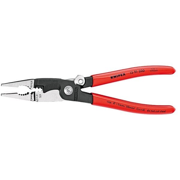 Electrical Installation Pliers - With Lock - 1391200 by Knipex