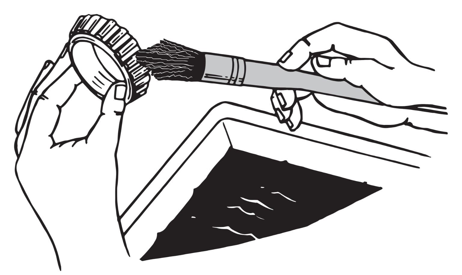 Parts Washer Brush 14000 by Lisle