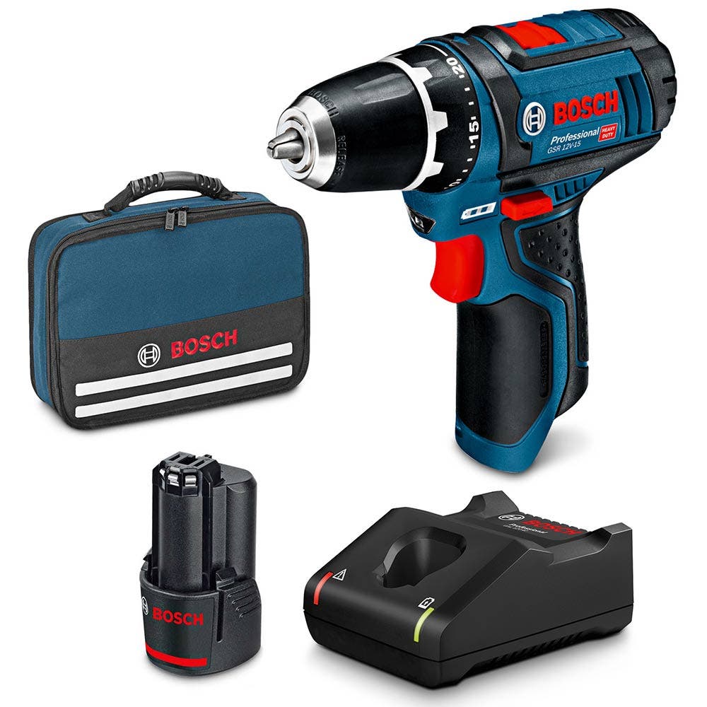 Bosch 12V 2.0Ah Drill Driver Kit (0615990L63)