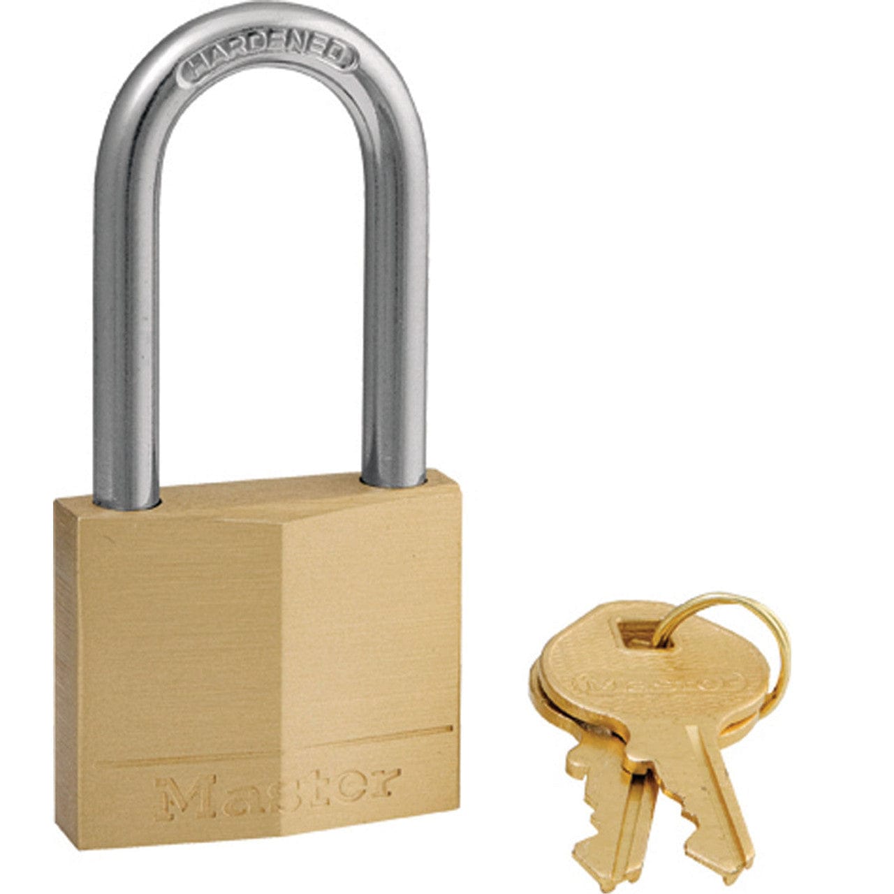 MasterLock 40mm Diamond Brass Padlock With 38mm Long Shackle 140DLFAU