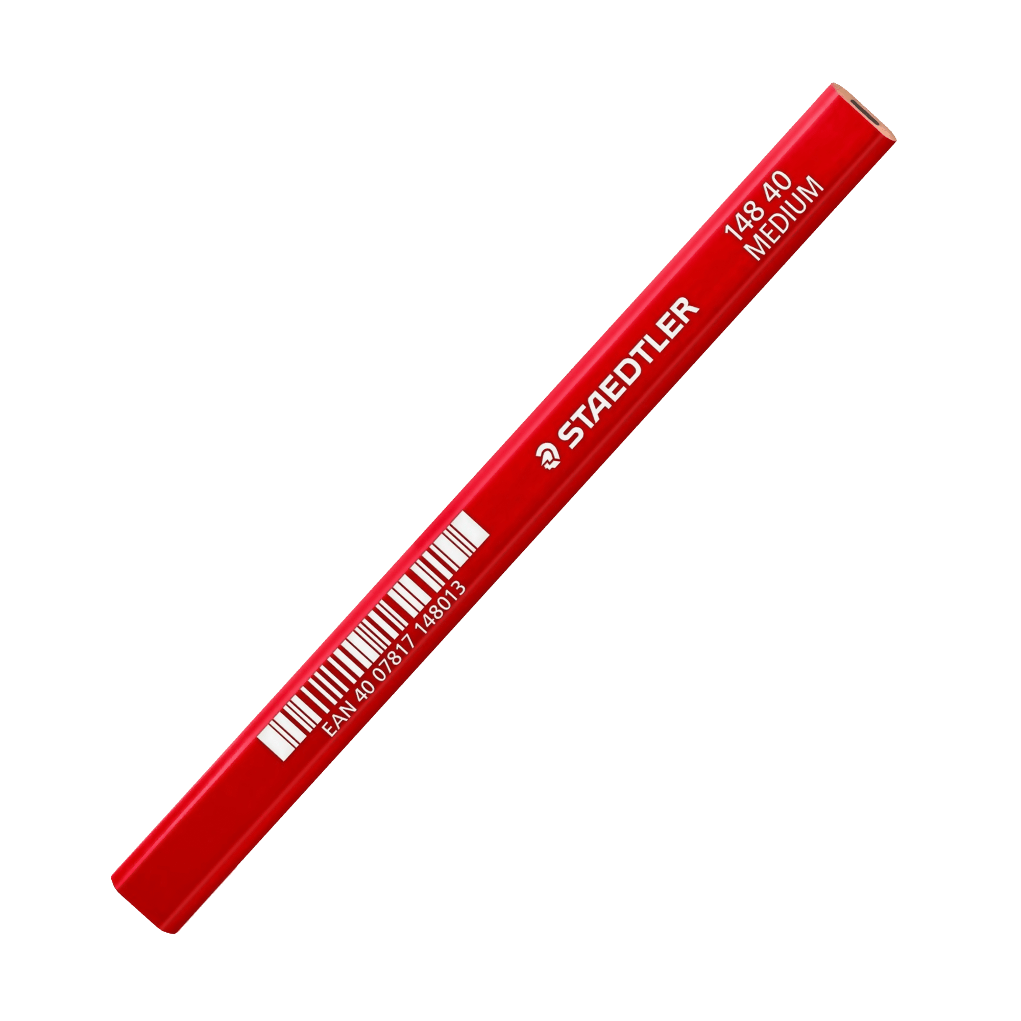 Staedtler Carpenters Pencil Red Medium - ST-148/40