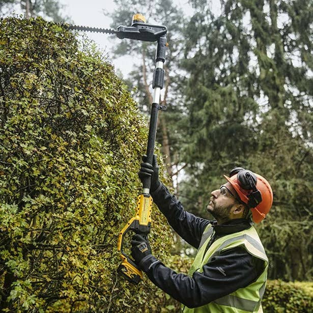 18V Brushless 550mm Pole Hedge Trimmer Skin DCMPH566N-XE by Dewalt