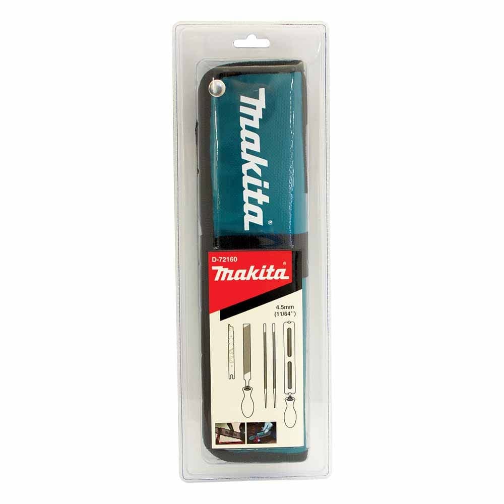Makita 4.5mm (11/64") Chainsaw File Sharpening Rollup Kit - D-72160