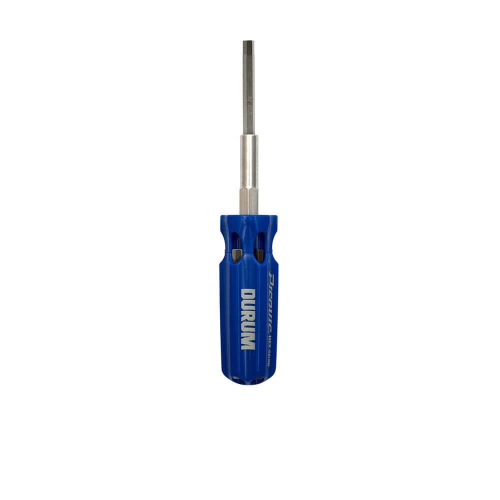 75mm Multi-BIT Set HEX Metric Blue Screwdriver, 7Pce - DB99002 by Durum