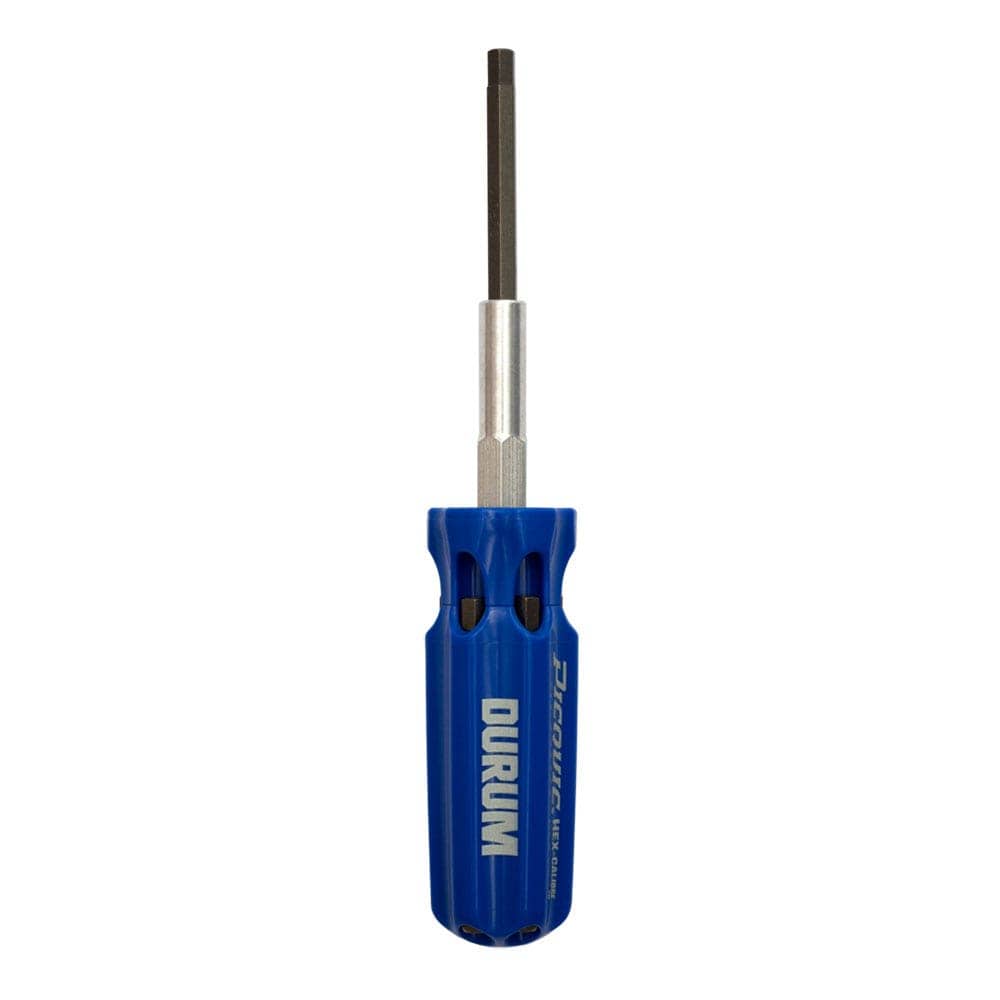 75mm Multi-BIT Set HEX Metric Blue Screwdriver, 7Pce - DB99002 by Durum