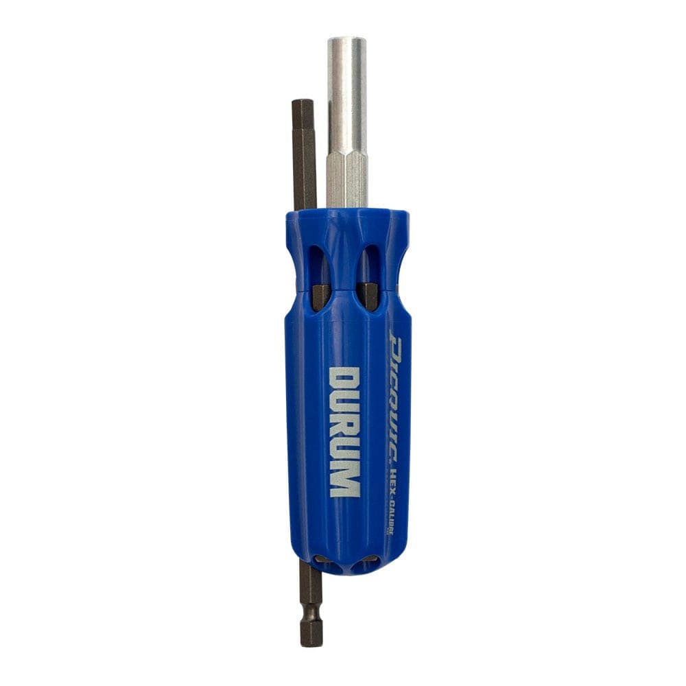 75mm Multi-BIT Set HEX Metric Blue Screwdriver, 7Pce - DB99002 by Durum