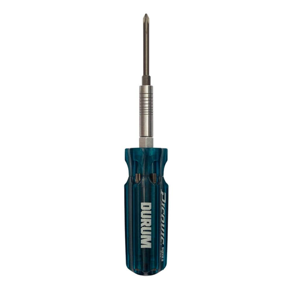 75mm Super 8 Nutdriver Combo Multi-Bit Screwdriver, 8Pce - DB99005 by Durum