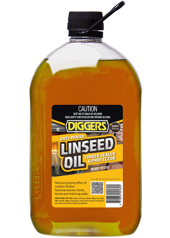 Diggers Timber Oil (Anti Mould Formation) Linseed Decking Oil 16411
