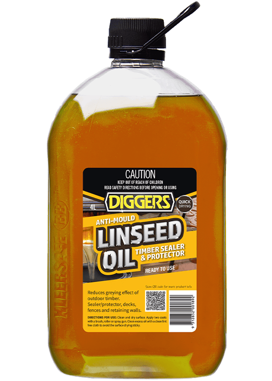 Diggers Timber Oil (Anti Mould Formation) Linseed Decking Oil 16411