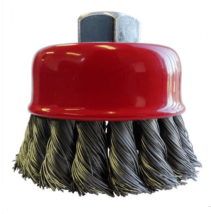 75mm Cup Brush Twist Knot 166MCARD by Josco / Brumby