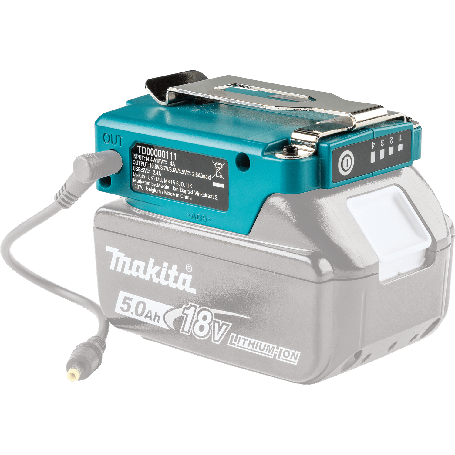 18V Battery Holder suit Makita Clothing KIT-TD00000111 by Makita