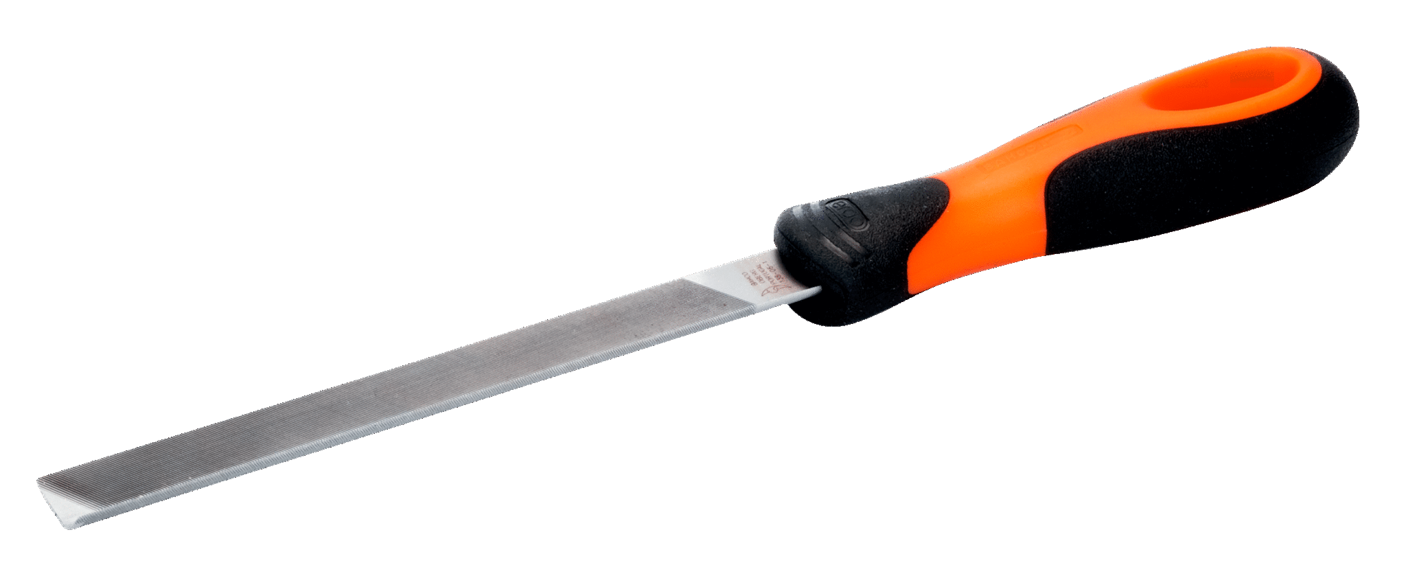 ERGO™ Mill Saw Files with Dual-Component Handle & 1 Round Edge Bastard Cut 300mm - 4-138-12-1-2 by Bahco