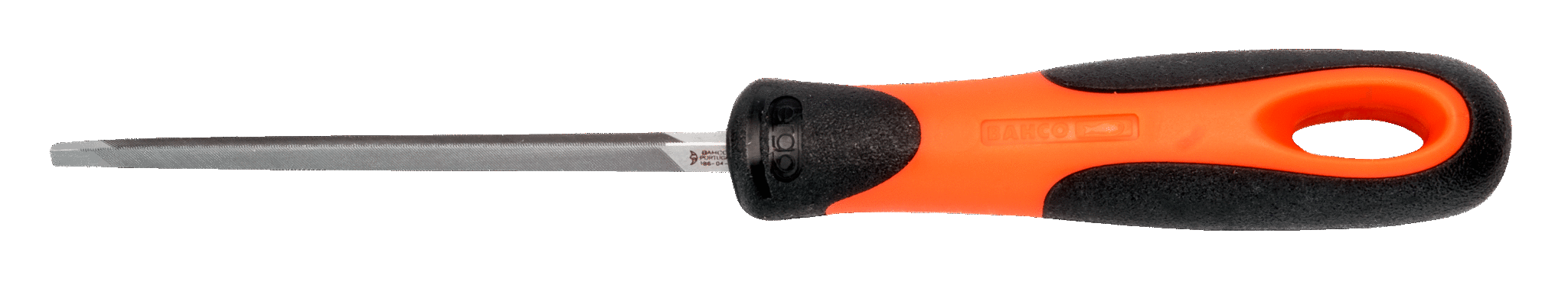 ERGO⢠Slim Taper Files with Dual-Component Handle Second Cut 130mm - 4-186-05-2-2 by Bahco