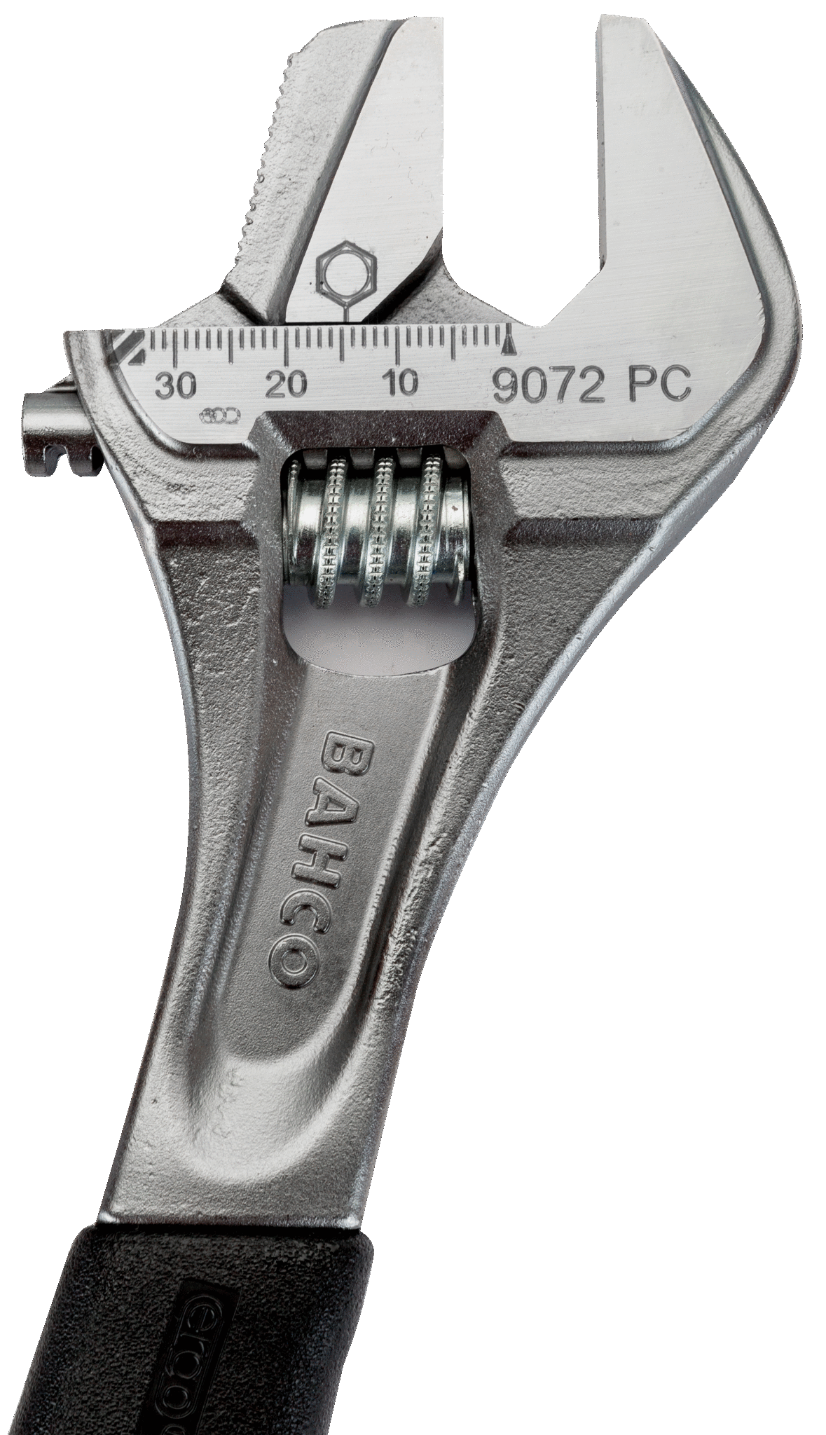 ERGO™ Rubber Handle Central Nut Adjustable Wrenches, with reversible jaw - 9072-PC by Bahco