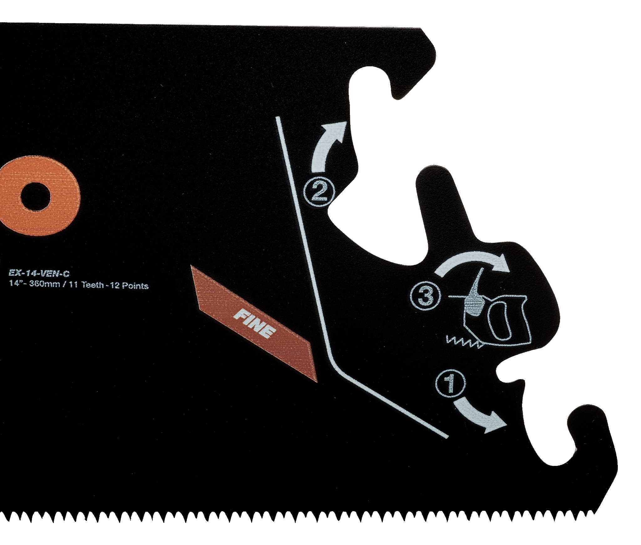 Superior™ Veneer Sawblades with ERGO™ EX Handles - EX-14-VEN-C by Bahco