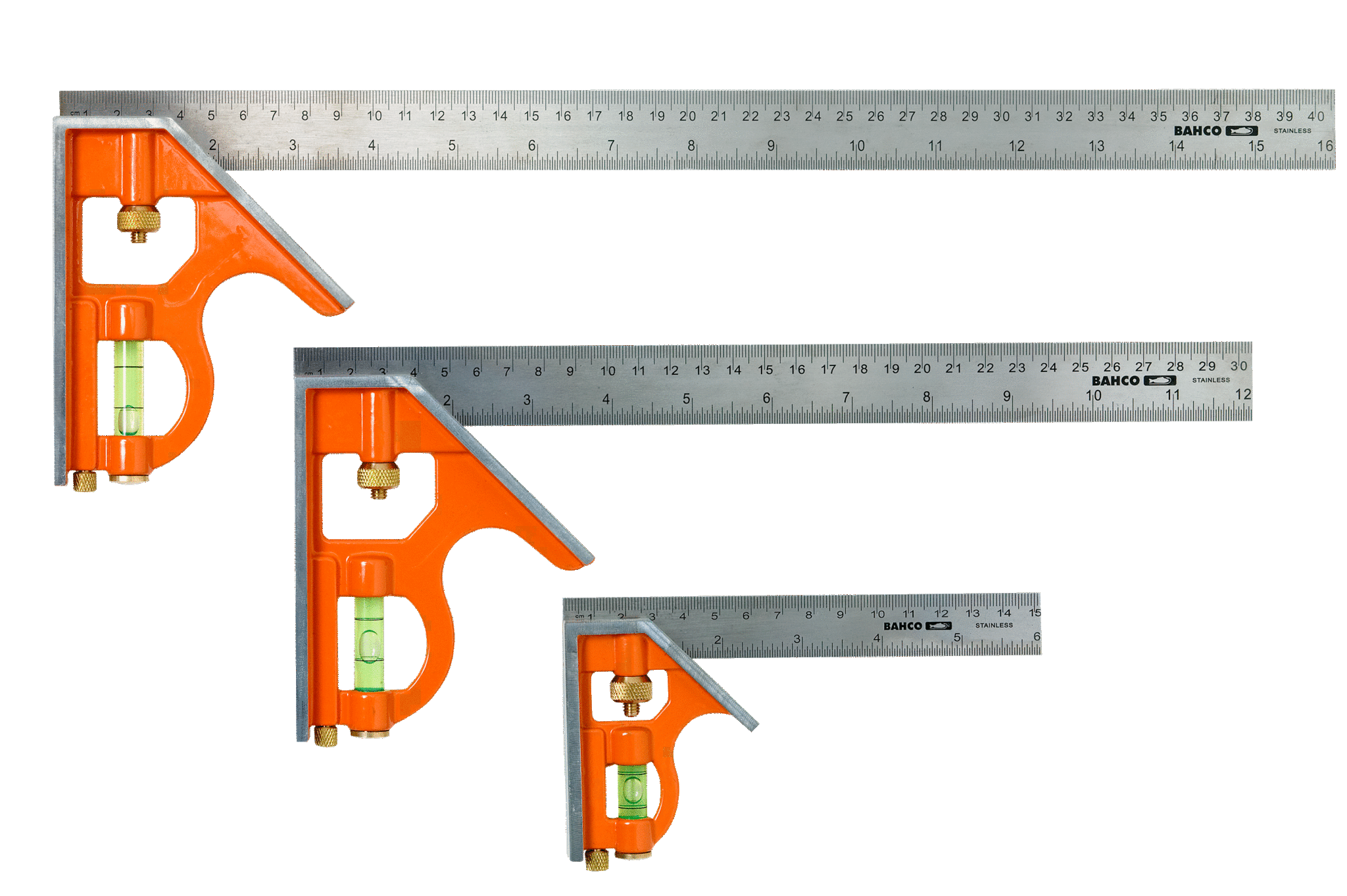 Sliding Combination Squares with Metal Scriber - CS400 by Bahco