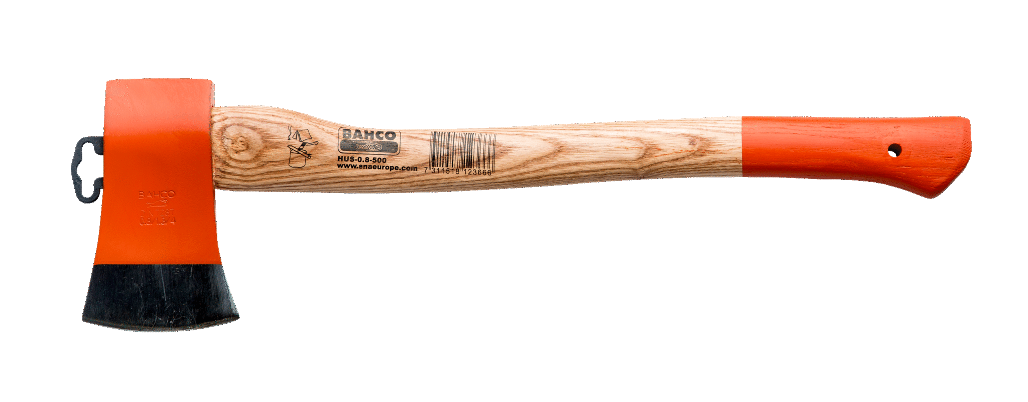 Camping Axes with Curved Ash Wood Handle & Yankee Pattern 380mm HUS-0.6-380 by Bahco