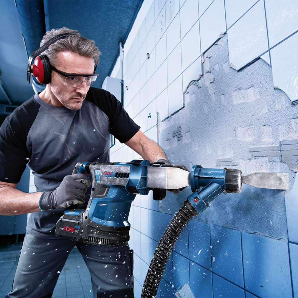 18V Bi-Turbo Brushless 4Kg SDS Plus Rotary Hammer - 0611914041 by Bosch