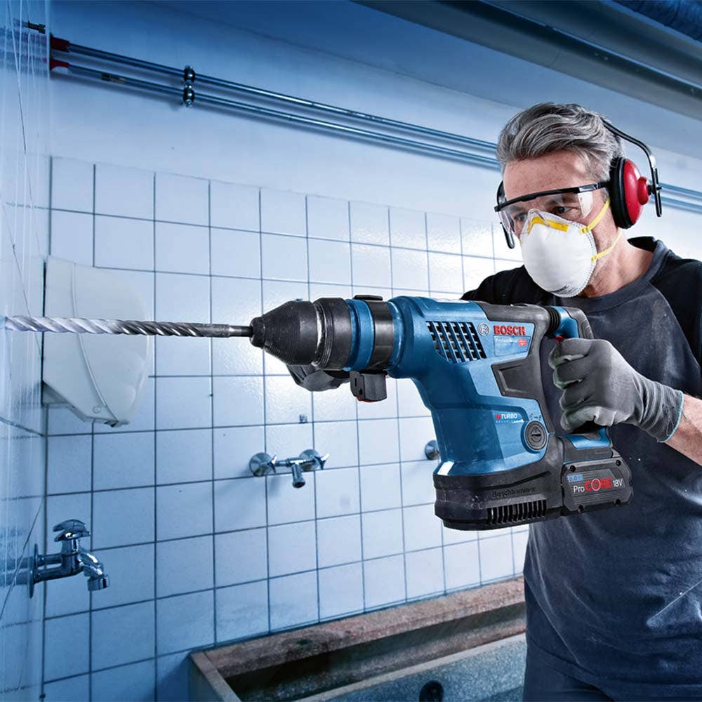 18V Bi-Turbo Brushless 4Kg SDS Plus Rotary Hammer - 0611914041 by Bosch