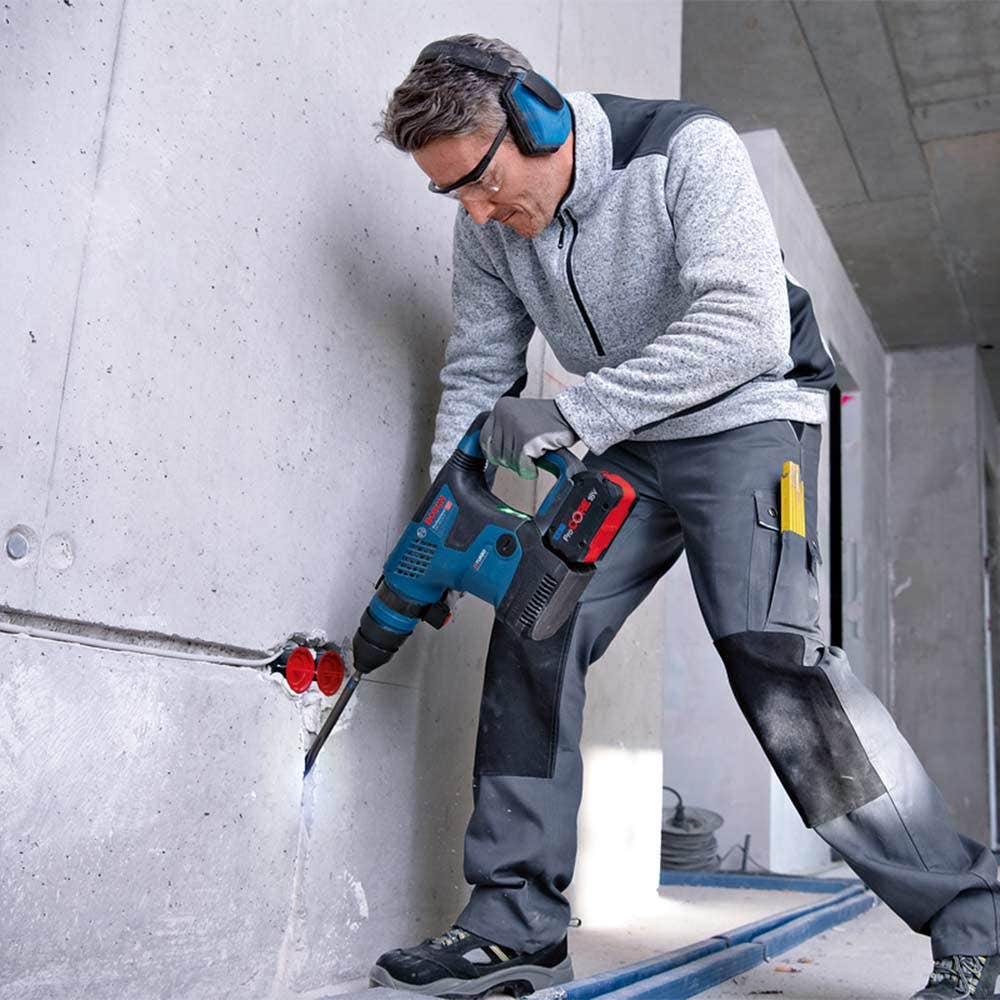 18V Bi-Turbo Brushless 4Kg SDS Plus Rotary Hammer - 0611914041 by Bosch