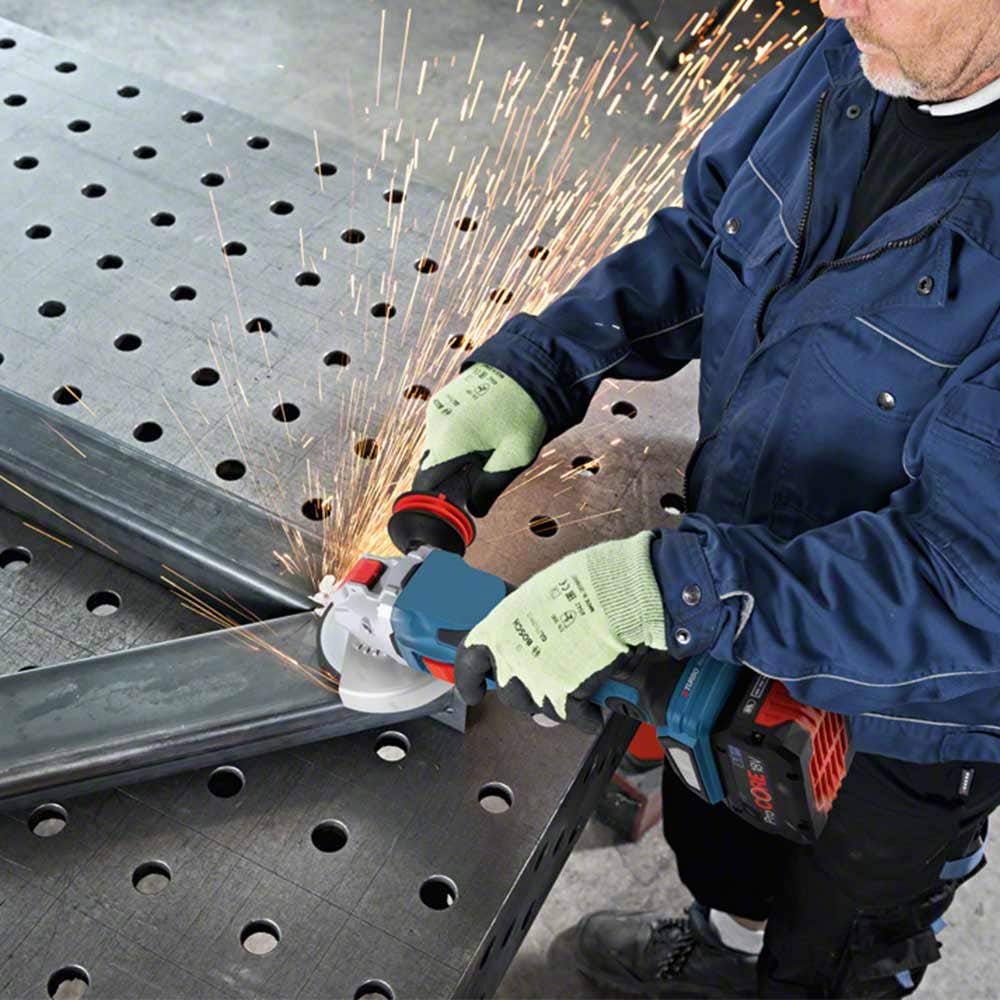 18V 125mm Angle Grinder GWX 18V-15C - 06019H6400 by Bosch