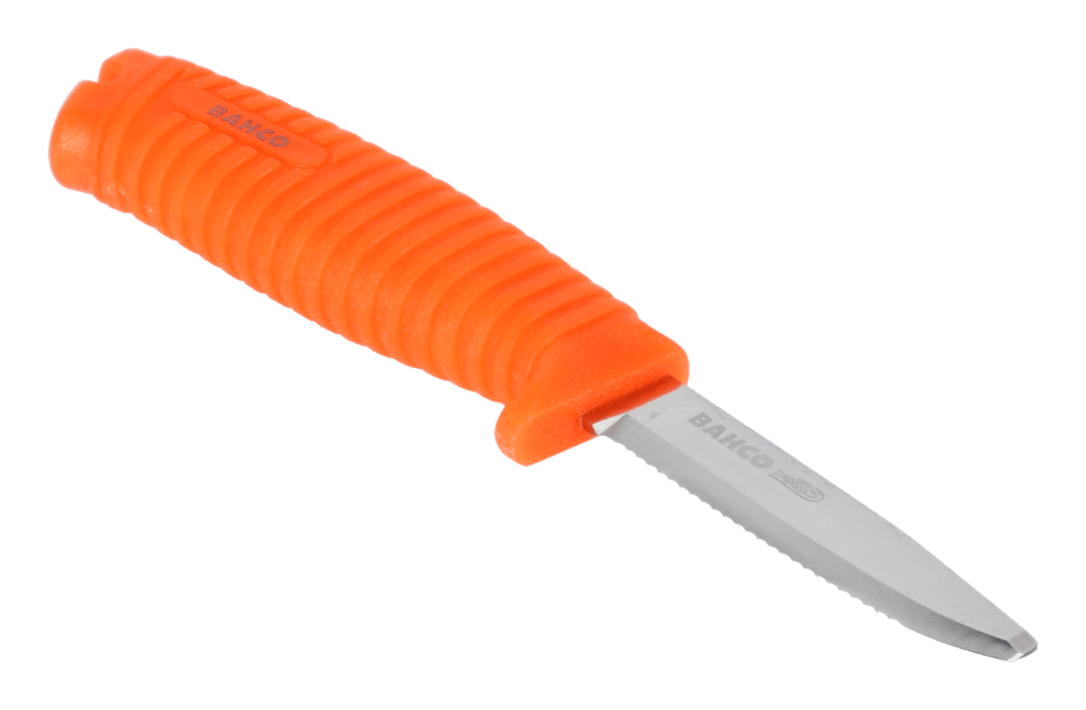 Bahco Rescue Floating Knife With Holster and Fluorescent Handle 1446-FLOAT