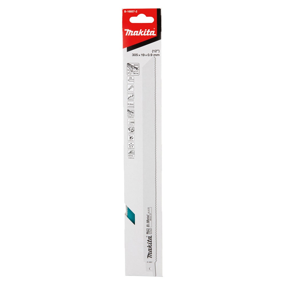 Makita 5Pce 278mm x 10-14TPI Reciprocating Saw Blade Set B-16857