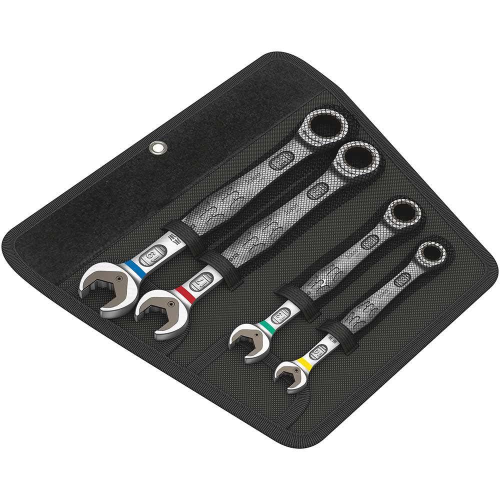 Wera 6000 Joker 4 Set 1 | 4Pce Ratcheting Combination Spanner Set WER073290