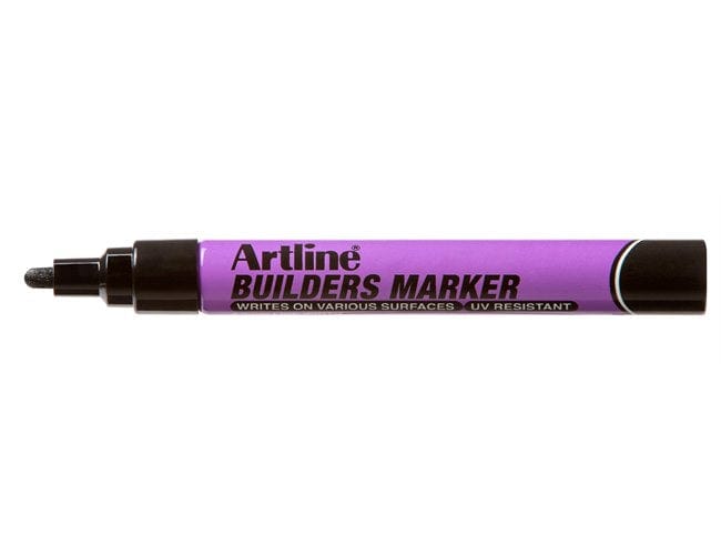 Builders' Marker White AC-195233W by Artline