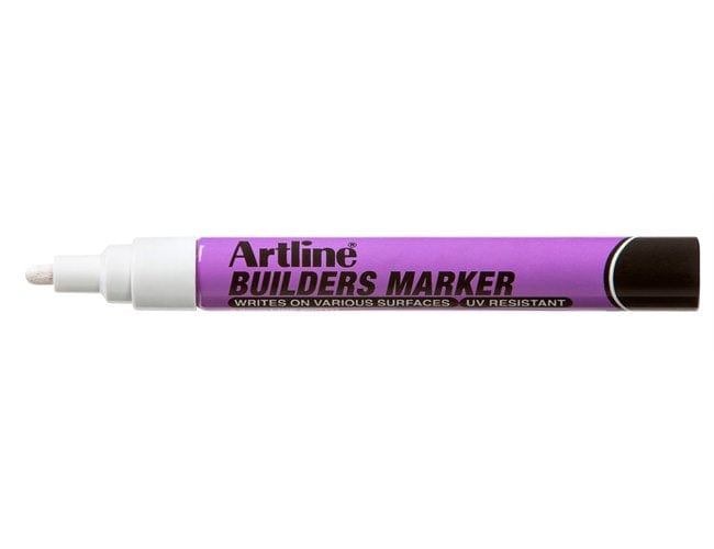 Builders' Marker White AC-195233W by Artline