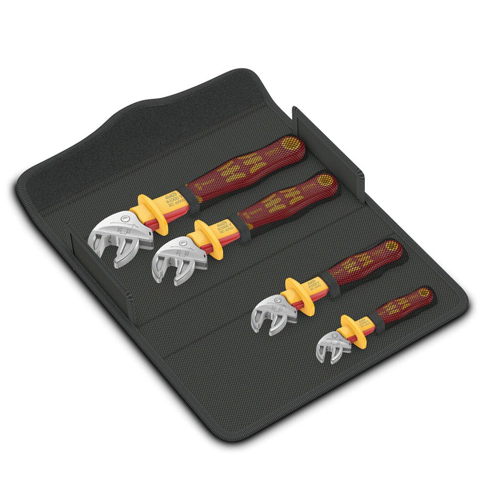 Wera 6004 Joker 4 Set 1 | 4Pce Self Setting Spanner Set WER020170